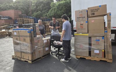 从美国洛杉矶蒙特利公园到福建厦门：林先生的40尺整柜集装箱回国海运搬家之旅，Ship2China国际搬家公司专业护航高价值电视床垫家具从洛杉矶海运安全回国